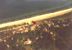 Luftaufnahme des Ostseestrand
